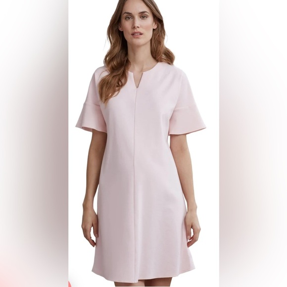 NWT Isabella Oliver Reese Maternity Pink Ponte Dress Sz 3‎ (US Sz 8) - Picture 1 of 9